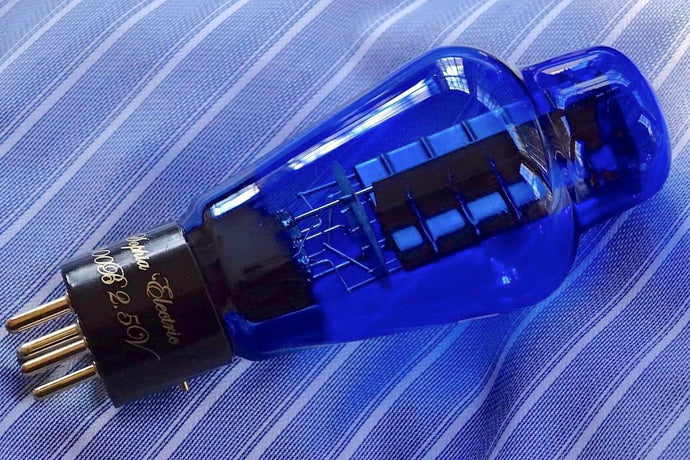 Sophia Electric Blue Glass 300B 2.5V Tubes for 2A3 Amplifiers