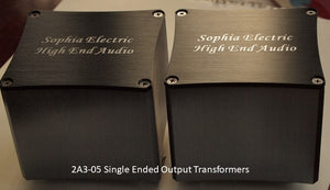 Sophia Electric 2A3 Single Ended Output Transformers