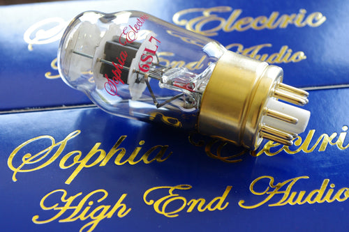 Sophia Electric Grade A Clear Glass 6SL7 tube with minor defect