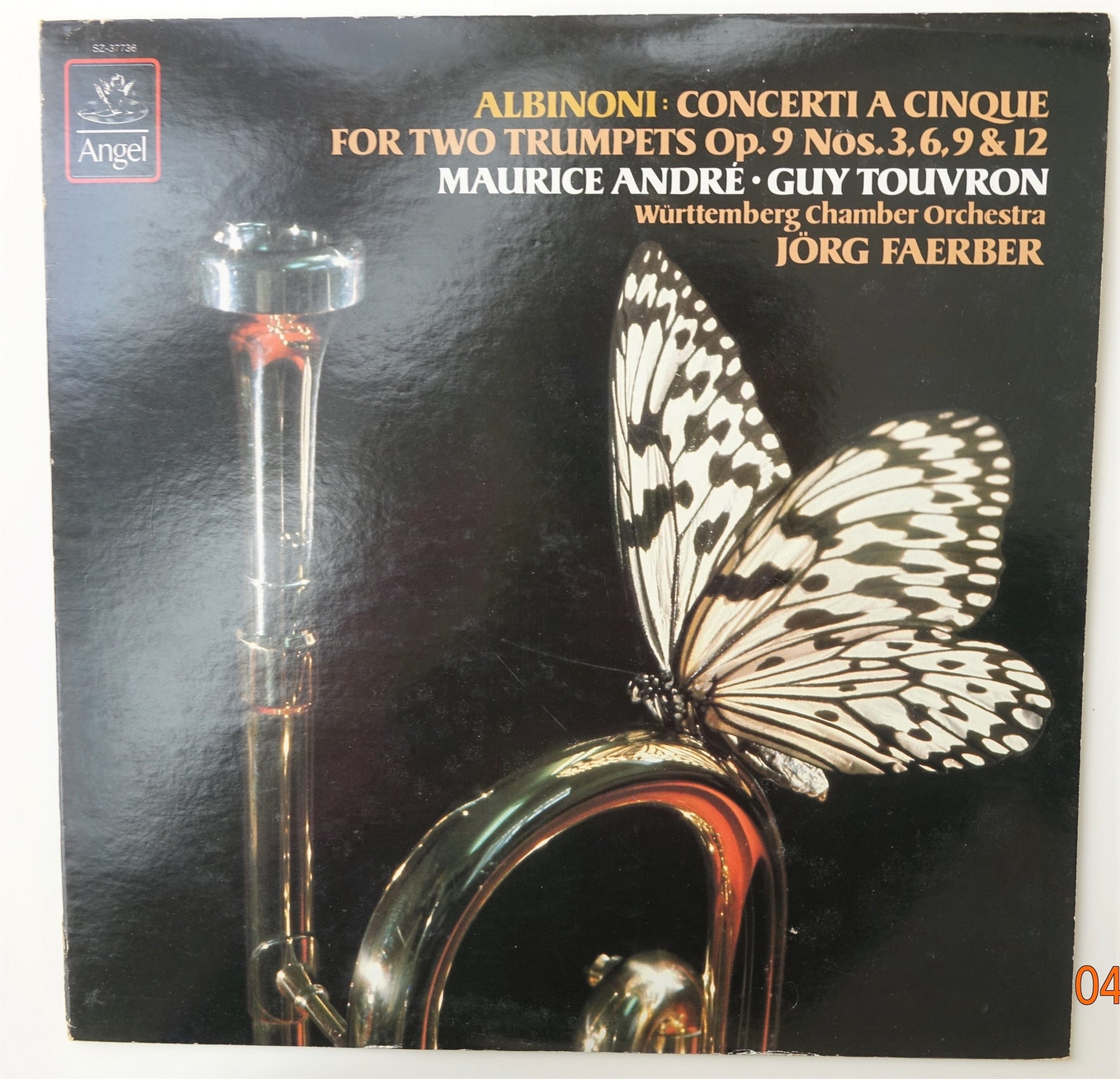 ANG010: Albinoni: Concerti a Cinque for Two Trumpets Op. 9 Nos. 3.6.9 & 12