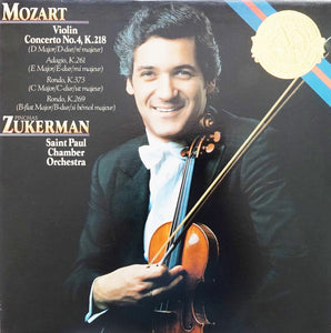 CBS004: Pinchas Zukerman: Mozart - Violin Concerto No. 4 in D, K218