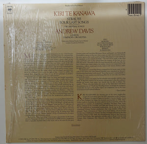 COL014: Kiri Te Kanawa - Strauss Four Last Songs