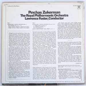 COL017: Pinchas Zukerman -- Wieniawski: Violin Concerto No. 2 in D Minor