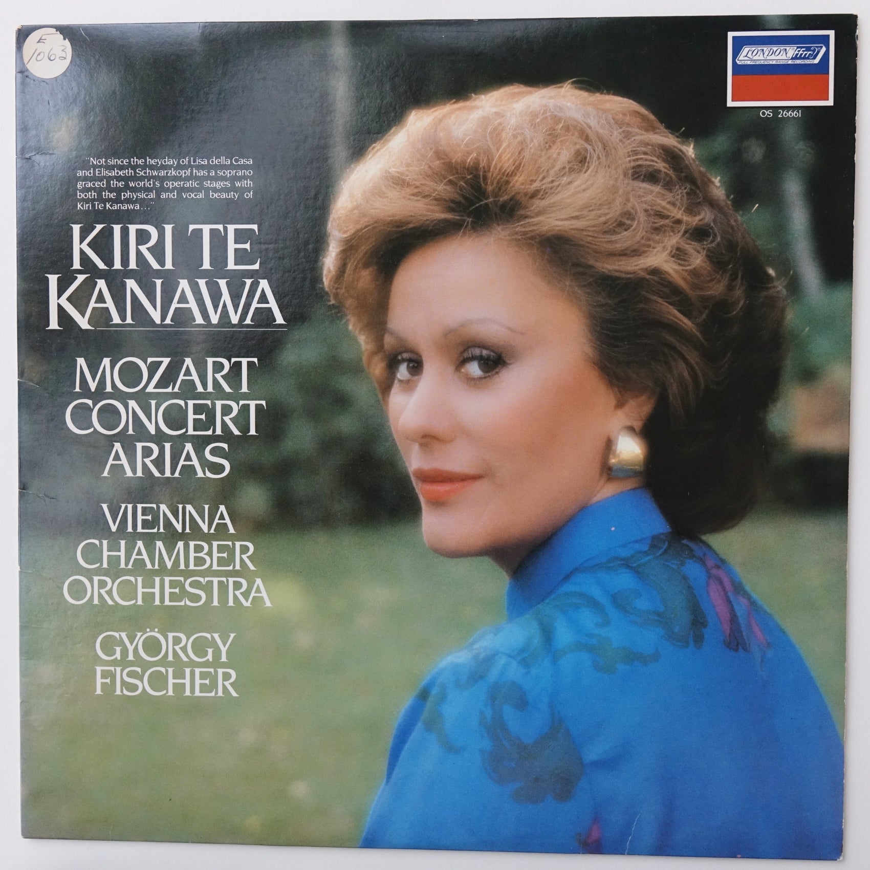 LON011: Kiri Te Kanawa - Mozart Concert Arias - Vienna Chamber Orchestra - Gyorgy Fischer
