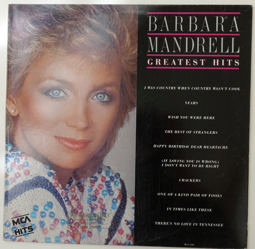 MCA003: Barbara Mandrell - Greatest Hits