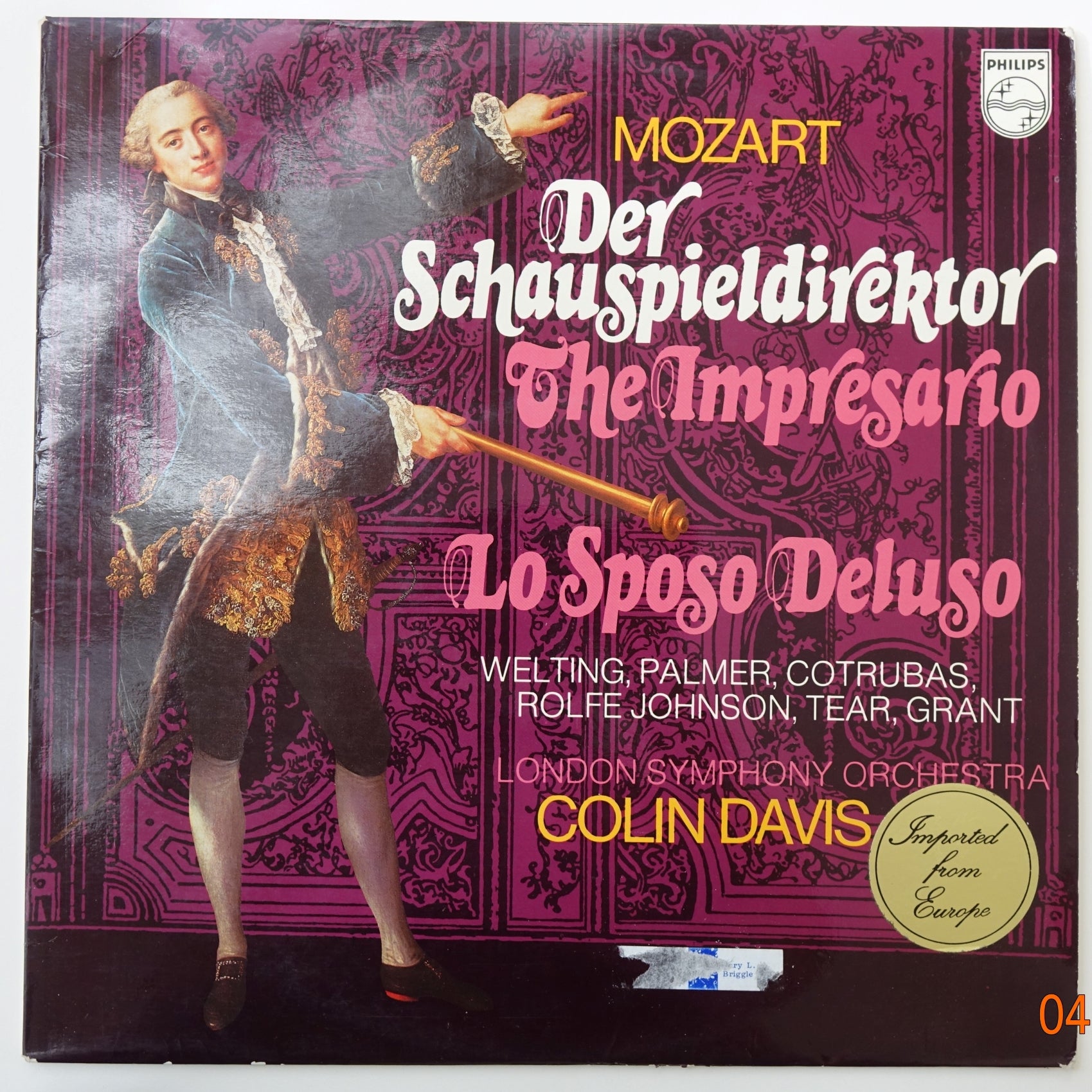 PHI003: Mozart - Der Schauspieldirektor - The Impresario Lo Sposo Deluso