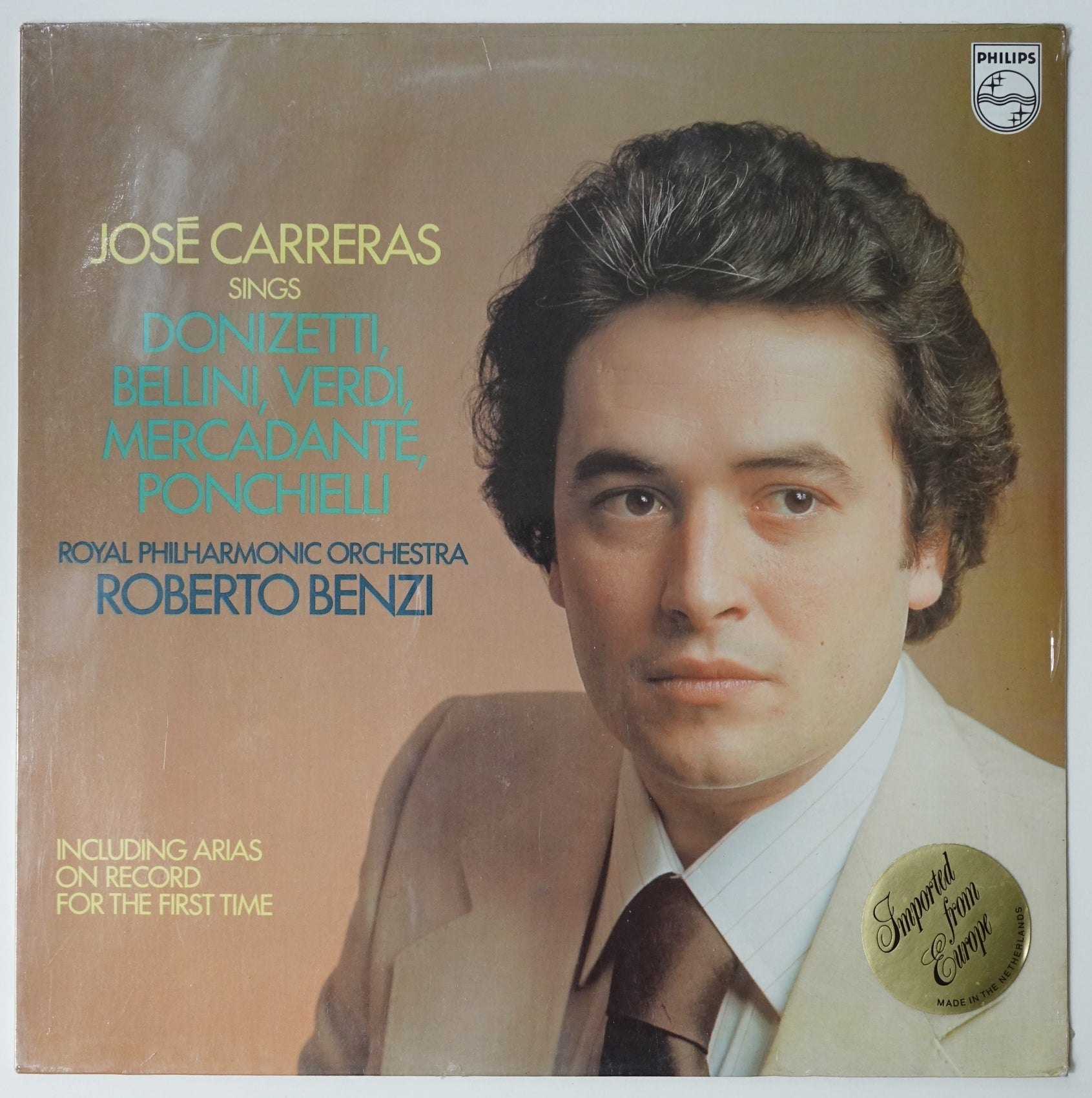 SEALED PHI005: Jose Carreras Sings Donizetti, Bellini, Verdi, Mercadante, Ponchielli