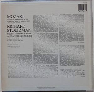 RCA006: Richard Stoltzman -- Mozart Concerti