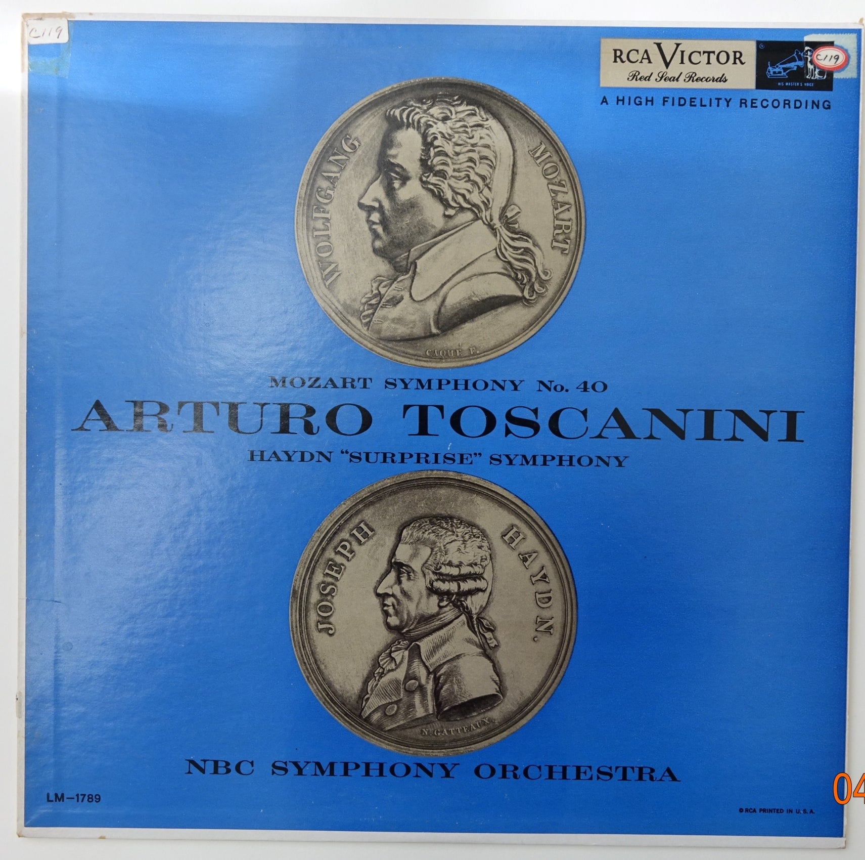 RCA008: Arturo Toscanini - Mozart Symphony No. 40
