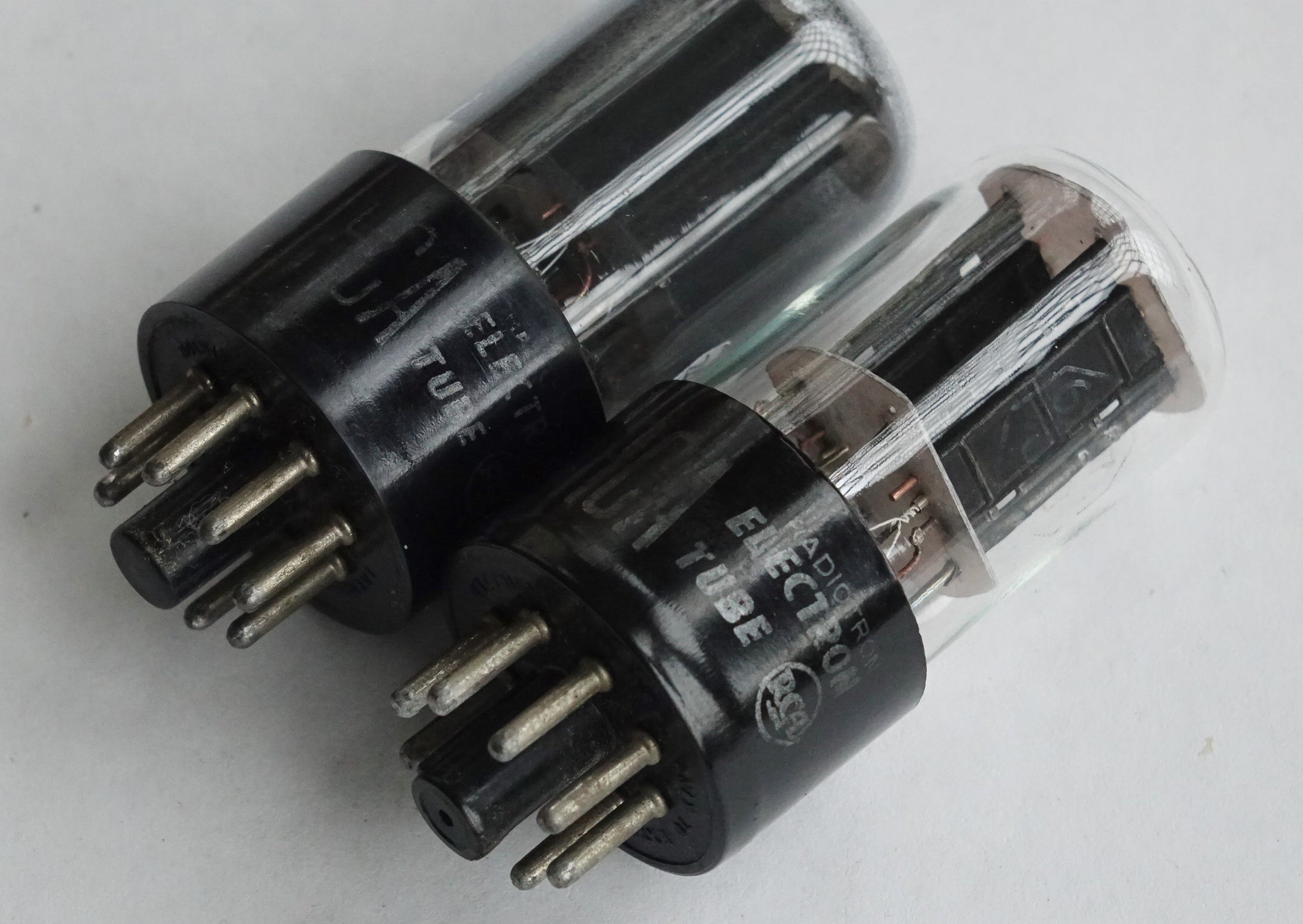 RCA101: Vintage RCA 6SN7 Matched Pair Tested Like New