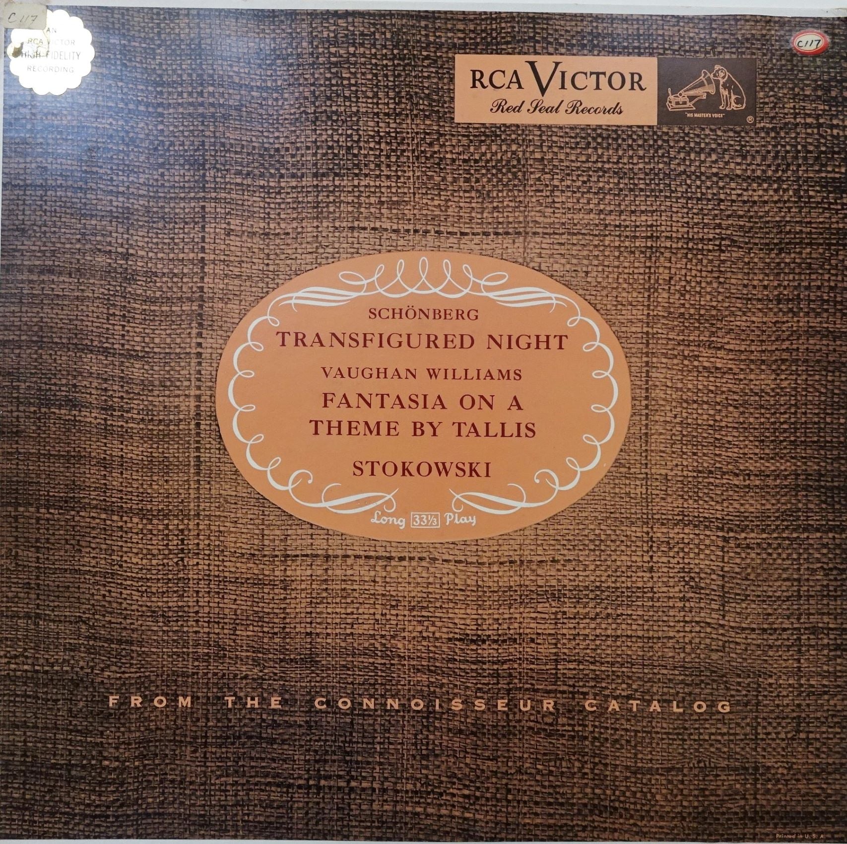 RCA002: Transfigured Night (Schoenberg) and Fantasia on a Theme of Thomas Tallis (Williams)